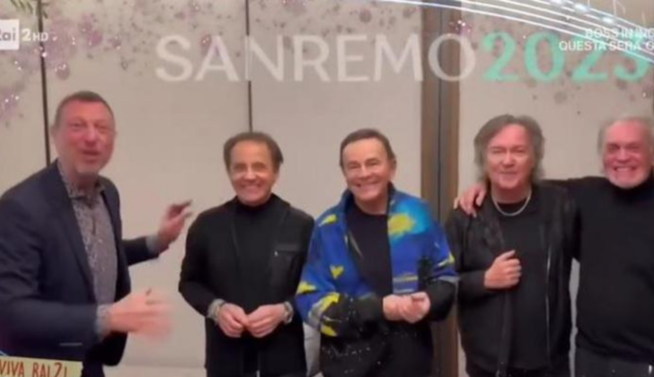 Sanremo, i Pooh con Riccardo Fogli ospiti della prima serata del festival