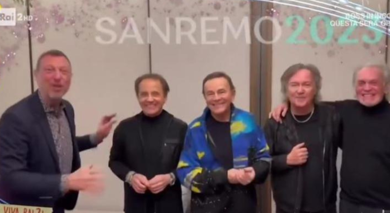 Sanremo, i Pooh con Riccardo Fogli ospiti della prima serata del festival