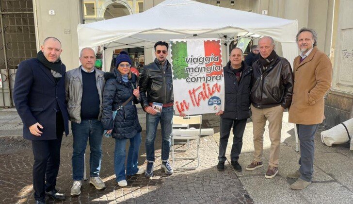 Fratelli d’Italia: in piazza Marconi il gazebo contro il sì dell’Europa alle farine di origine aninale