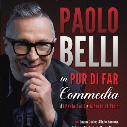 Paolo Belli il 17 febbraio all’Alessandrino con lo spettacolo “Pur di Far Commedia”