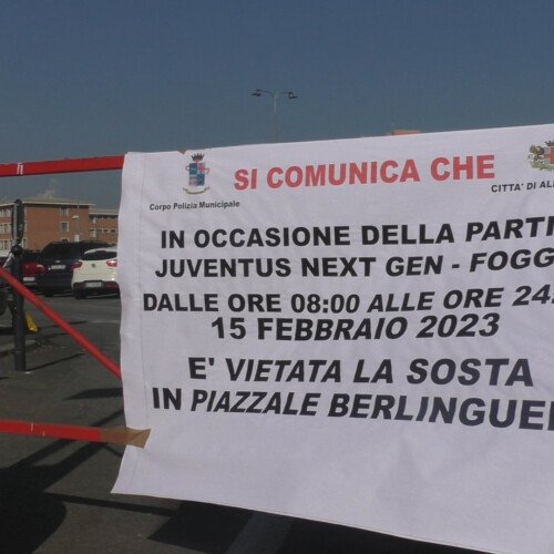 Parcheggio Berlinguer chiuso per Juve-Foggia, assessore Mazzoni: “Abbiamo scelto il ‘disagio minore'”
