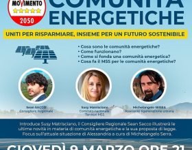 Movimento 5 Stelle: giovedì ad Alessandria una serata sulle Comunità Energetiche