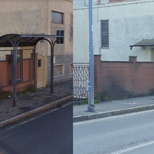 Barriere architettoniche, rimossa una pensilina in via Casalbagliano: ostruiva il passaggio alle carrozzine