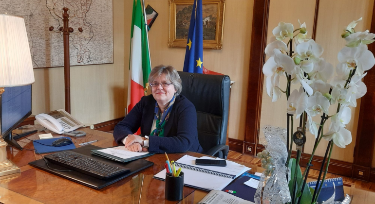 Il Prefetto Francesca De Carlini visita la Guardia di Finanza di Pavia