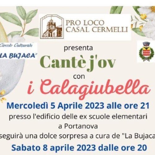 A Casal Cermelli torna “Cantè j’ov” con i Calagiubella