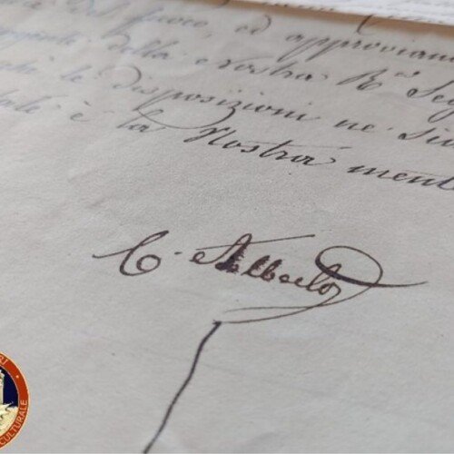 I Carabinieri restituiscono ad Acqui il documento che istituì la “Compagnia di Guardie del Fuoco” nel 1841
