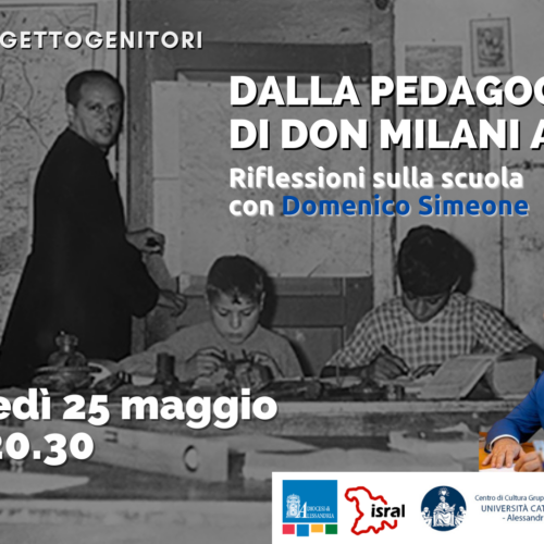 Il 25 maggio a Cultura e Sviluppo riflessioni sulla scuola con Domenico Simeoni