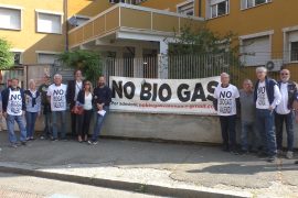Il presidio del Comitato No Biogas Valenza nel giorno della conferenza dei servizi: “Abbiamo fatto il possibile”