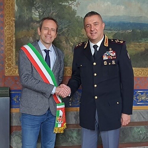Il sindaco di Alessandria incontra il nuovo Comandante Provinciale della Polizia Stradale