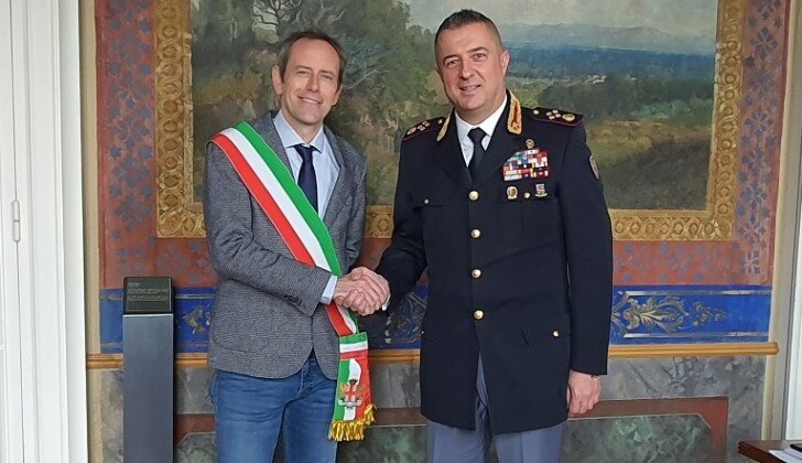 Il sindaco di Alessandria incontra il nuovo Comandante Provinciale della Polizia Stradale