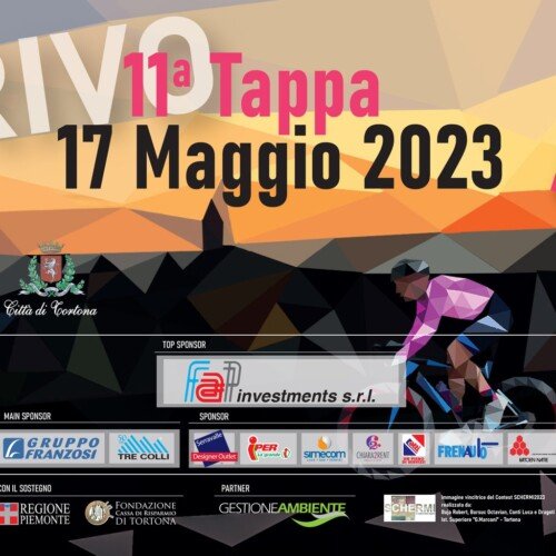 Mercoledì l’arrivo del Giro d’Italia a Tortona: come cambierà la viabilità in città