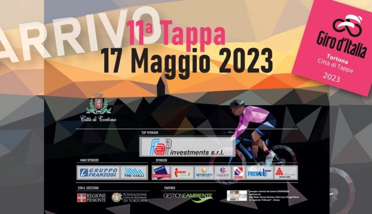 Mercoledì l’arrivo del Giro d’Italia a Tortona: come cambierà la viabilità in città