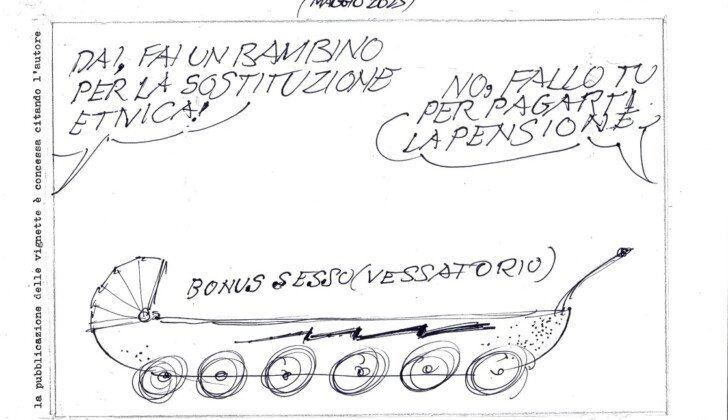 Le vignette di maggio firmate dall’artista valenzano Ezio Campese