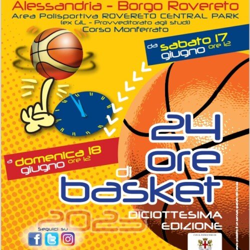 Ad Alessandria la 24Ore di Basket di Borgo Rovereto