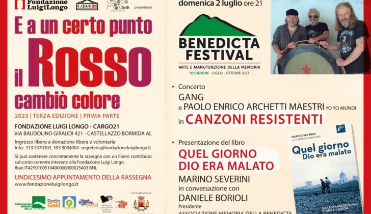 Il 2 luglio alla Fondazione Longo le “Canzoni Resistenti” e il libro di Marino Severini