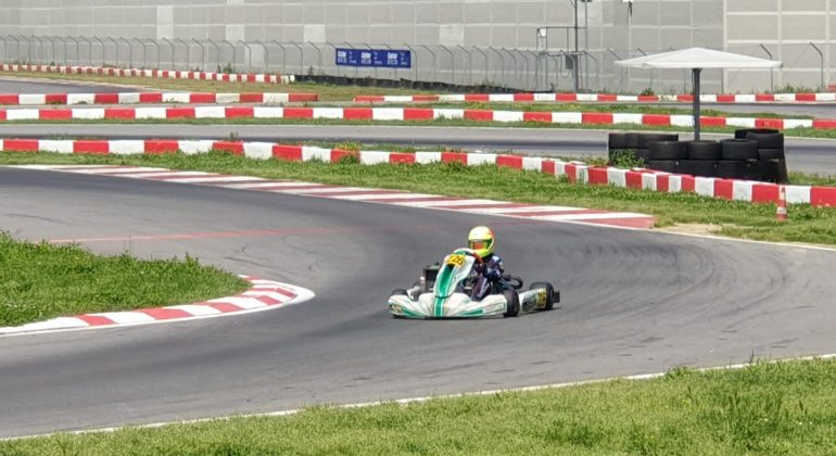 Kart: il giovane alessandrino Lorenzo Sammartino impegnato a Cremona nella quarta tappa del Rotax Max Challenge