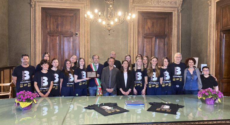 Alessandria Volley neo promossa in B2 ricevuta in Comune: il grazie dell’amministrazione