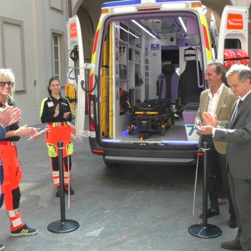 Una nuova ambulanza a Castellazzo Soccorso grazie alla Fondazione Cassa di Risparmio di Alessandria