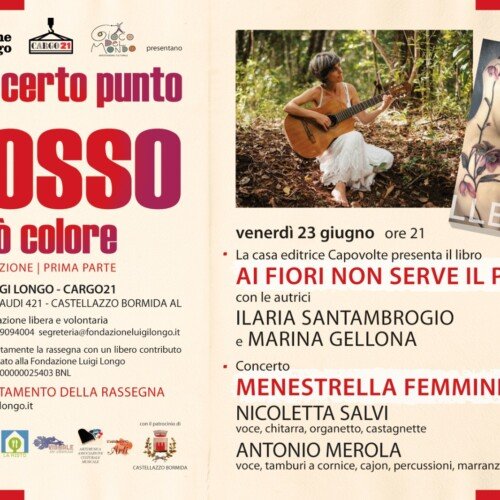 Il 23 giugno alla Fondazione Longo la musica di Menestrella Femminista e il libro di Ilaria Santambrogio e Marina Gellona