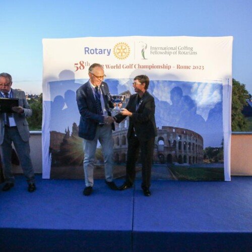 Il tortonese Alberto Sacchi vince l’International Golfing Fellowship of Rotarians