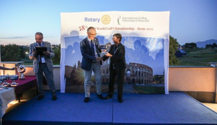 Il tortonese Alberto Sacchi vince l’International Golfing Fellowship of Rotarians