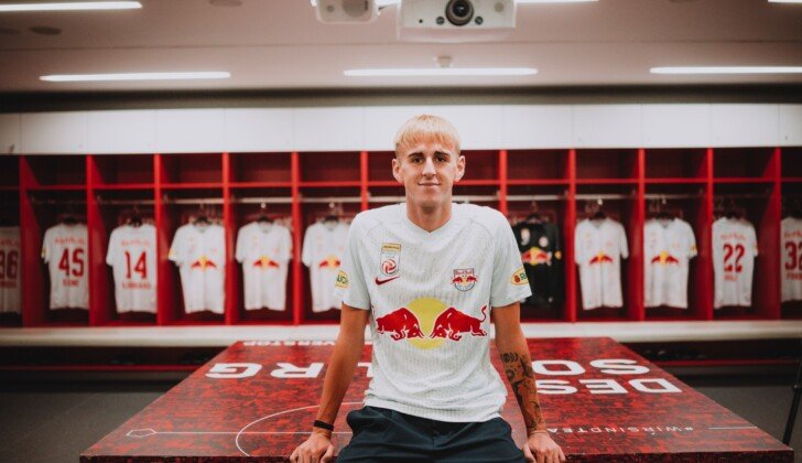 Il giovane calciatore castelnovese Nicolò Turco acquistato dal Red Bull Salisburgo