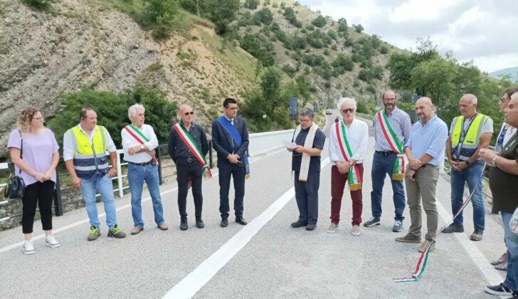 Inaugurato a Cantalupo Ligure il ponte del Carmine dopo oltre un anno di lavori strutturali