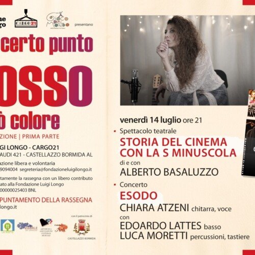 Il 14 luglio alla Fondazione Luigi Longo lo spettacolo di Alberto Basaluzzo e il concerto di Chiara Atzeni