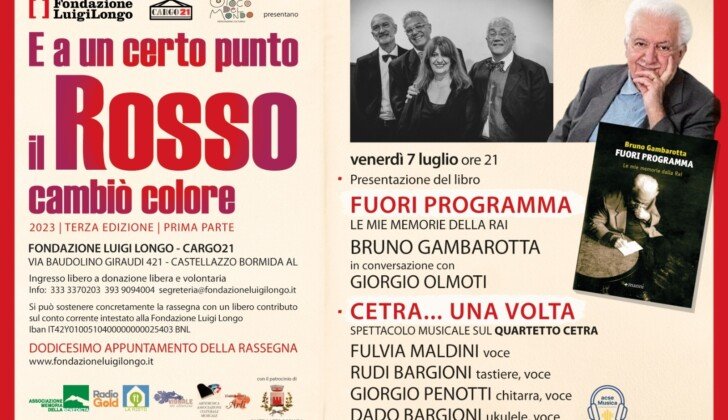 Le memorie della Rai di Bruno Gambarotta e la musica del Quartetto Cetra alla Fondazione Longo