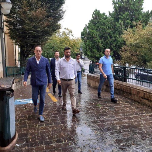 Sopralluogo del Governatore Cirio all’Ospedale di Casale colpito dalla tromba d’aria
