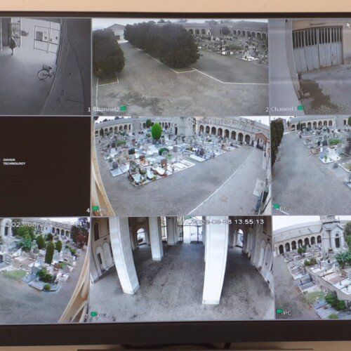 Cimitero di Alessandria, a breve altre sei telecamere: “Sensori e pulsanti antipanico anche in quelli dei sobborghi”