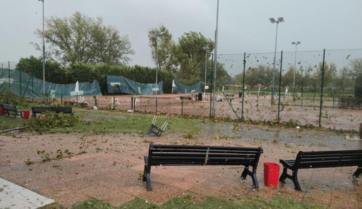 Maltempo, i danni allo Sport Club Nuova Casale: “Un disastro”
