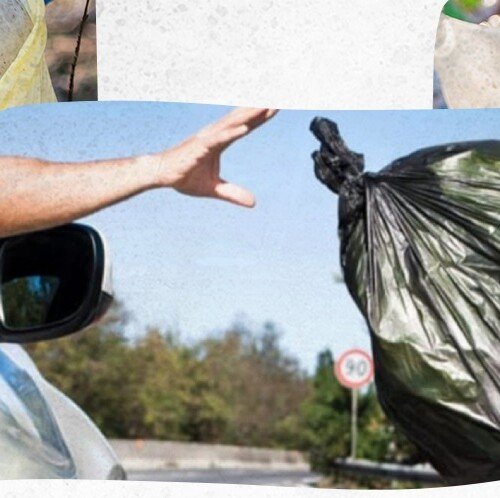 Un lancio del sacchetto dal finestrino gli costa 600 euro: multato un residente a Novi Ligure