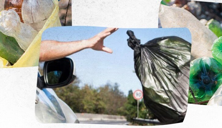 Un lancio del sacchetto dal finestrino gli costa 600 euro: multato un residente a Novi Ligure