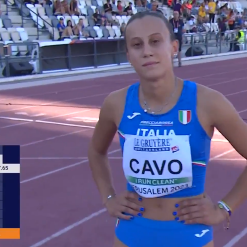 Ludovica Cavo quinta nella finale dei 400 ostacoli degli Europei Under 20