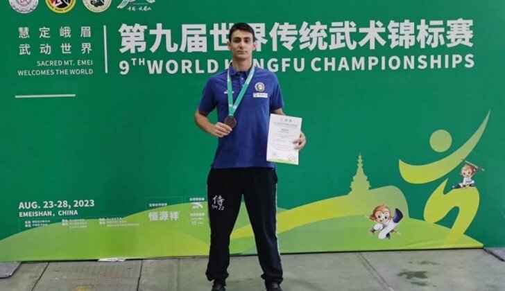 Kung Fu, Matteo Testardini e il suo bronzo mondiale: “Un sogno essere in nazionale ma punto a migliorare ancora”