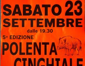Il 23 settembre a Frascarolo si festeggia la fine dell’estate con “Polenta e cinghiale e non solo”