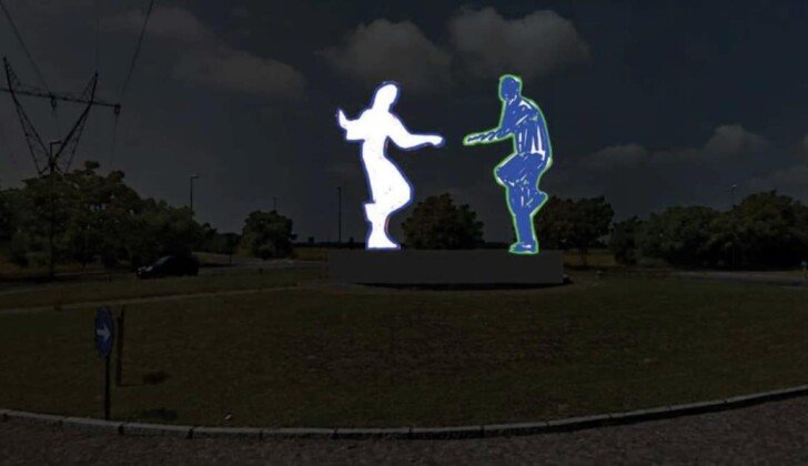 Polemiche su scultura luminosa alla rotonda Solvay: l’opera decisa nel 2022. Ecco cosa rappresenta