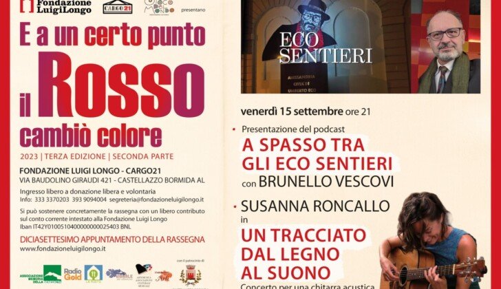 Il 15 settembre alla Fondazione Longo il podcast di Brunello Vescovi e la musica di Susanna Roncallo