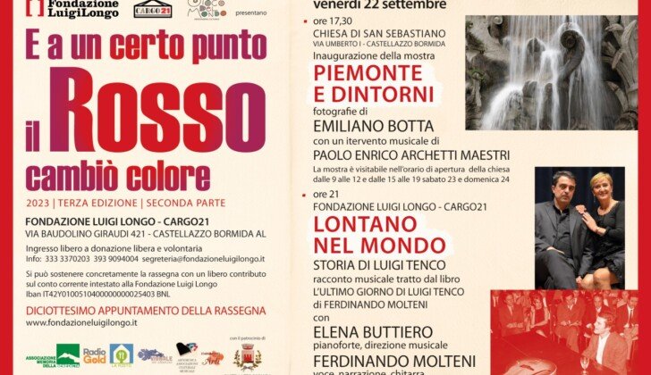 Alla Fondazione Longo il 22 settembre fotografie del Piemonte e la storia di Luigi Tenco
