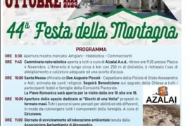 Domenica 1° ottobre torna la Festa della Montagna a Fabbrica Curone