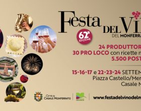 A Casale Monferrato due weekend con la Festa del Vino del Monferrato Unesco