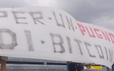 “Per un pugno di bitcoin”: ad Arzignano lo striscione dei tifosi grigi sulle vicende societarie