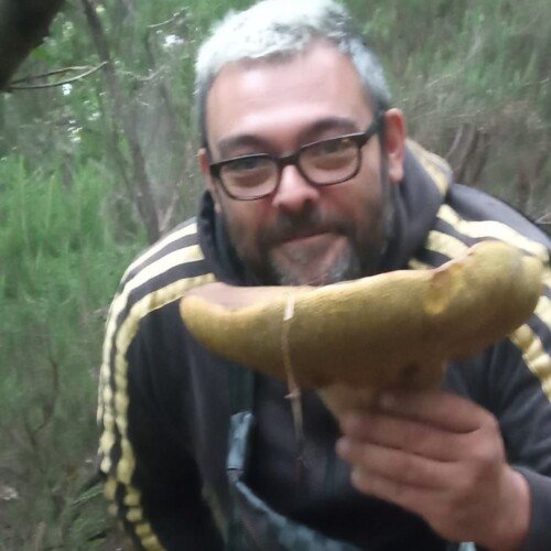 Altro fungo eccezionale: Claudio mostra il suo “trofeo” da 1200 grammi