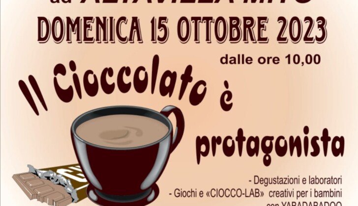 Domenica 15 ottobre il cioccolato è protagonista ad Altavilla Monferrato