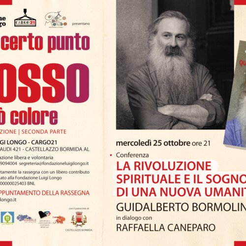 Il 25 ottobre alla Fondazione Longo padre Bormolini dialoga con Raffaella Caneparo