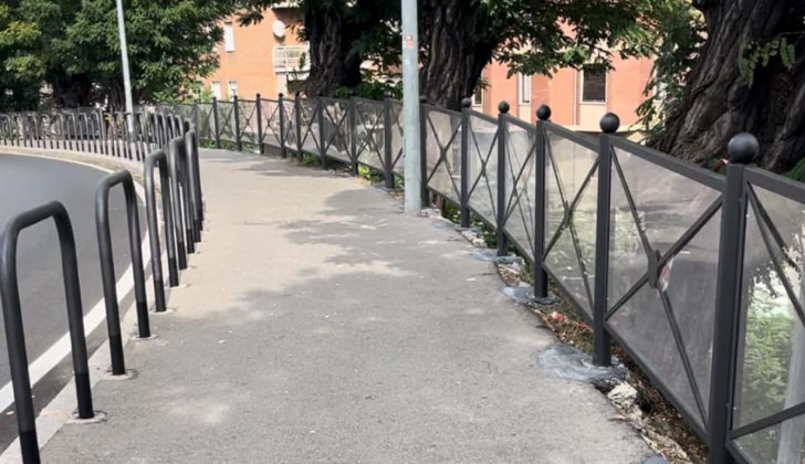 Rifatte le protezioni pedonali sul cavalcavia di Viale Brigata Ravenna