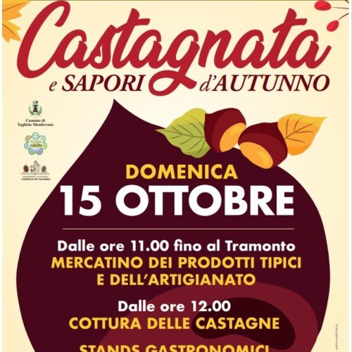 Domenica 15 ottobre “Castagnata e Sapori d’Autunno” a Tagliolo Monferrato