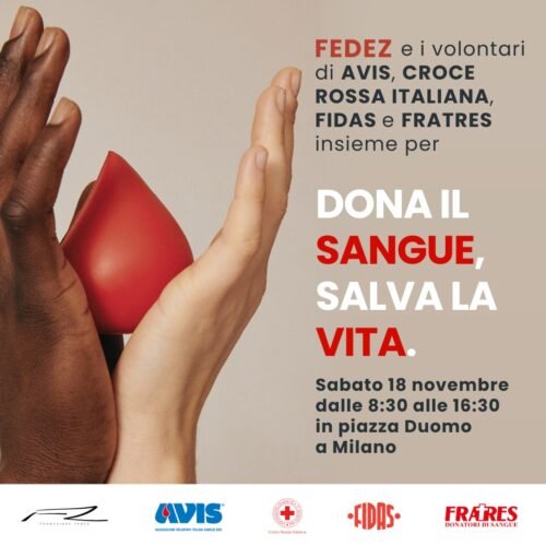 Sabato a Milano giornata per la donazione del sangue: ci sarà anche Fedez