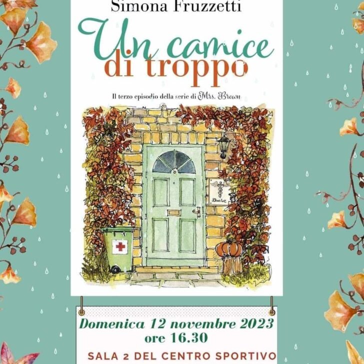 Il 12 novembre ad Alessandria la presentazione del libro “Un camice di troppo” di Simona Fruzzetti